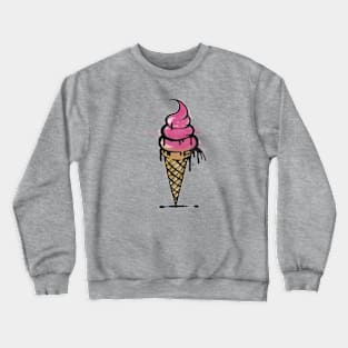 Graffiti Street Art Ice Cream Cone Crewneck Sweatshirt